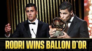 Rodri becomes first Man City player to win the Ballon d'Or  | CBS Sports Golazo