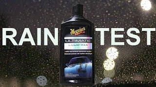 Wax on Windshield Test : Meguiars Ultimate Liquid Wax