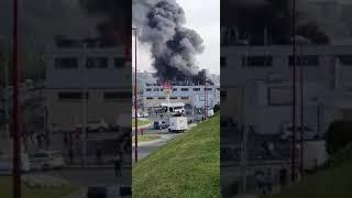 Espectacular incendio en Barakaldo 1