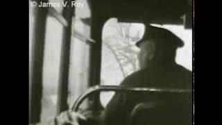 Gene Devaney driving the Glen Forest route for Eastern Mass Transit Co.