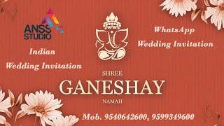 Traditional WhatsApp Wedding Invitation by #AnssStudio in #AfterEffects Projects 9540642600