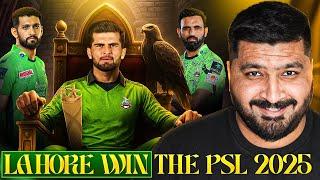 Lahore Qalandars win the PSL 2025  | Sikandar Raza 22* (7) We Salute You Champ 🫡 | Shaheen Afridi |