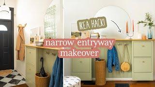 Modern Farmhouse Style Entryway Makeover With *Tons* Of Storage