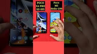 Poco X4 Pro 5G Vs Poco M5 Speed Test | Ye kya Hua? #shorts