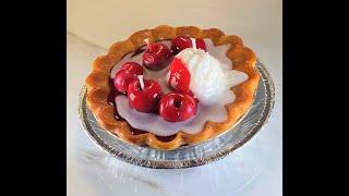 How to make a Cherry Pie Candle