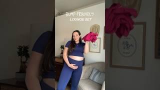 MATERNITY OUTFIT INSPO: Bump-Friendly Amazon Lounge Set #maternitystyle #pregnancyjourney #outfit