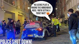 ANGRY POLICE Vs TUNER CARS LEAVING SHOW! *SECTION 59's + TICKETS!*