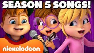 EVERY Song From ALVINN!!! AND THE CHIPMUNKS Season 5!  Part 1 | Nicktoons