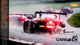 HIGHLIGHTS🟣2024 British Gt Championship - Oulton Park - Full Project Cars2 Simulation 