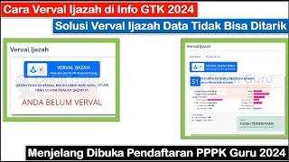 Cara Verval Ijazah di Info GTK 2024 & Tips Berhasil Verval Ijazah di Info GTK 2024