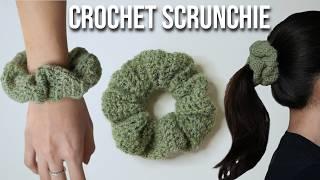 Easy Crochet Scrunchie Tutorial for Beginners