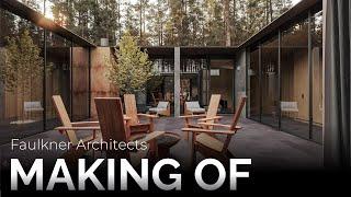 Making of Faulkner Architects | Photorealistic Render Tutorial | 4pixos Academy