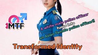 Policeman became Policegirl | TG TF MTF gender blender