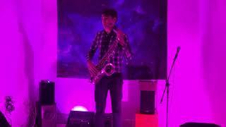 Anthony Ferrara Plays the SAX at The Tiny Cupboard