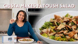 FATTOUSH SALAD | CRISPY PITA BREAD SALAD