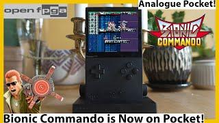 Analogue Pocket Gets a Bionic Commando Arcade Core!