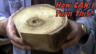 Big Leaf Maple WEIRD  Cut-Off! - Wood Turning