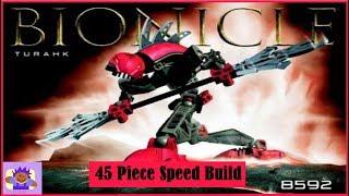 2003 Lego Bionicle #8592 Rahkshi Turahk Speed Build