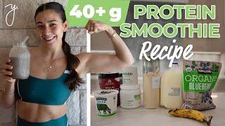 Protein Smoothie Recipe I 40 g of protein, nutrient rich & full of antioxidants