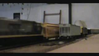 CSX freight on my HO layout with Detector Audio