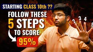 5 Steps To Score 95%  | Class 10th 2024-25 | Shobhit Nirwan