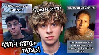 THE WORST LGBT-PHOBIC TIK TOKS AROUND... (THEY GOT WORSE) | NOAHFINNCE