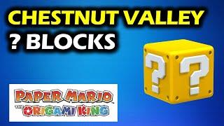 Chestnut valley: All ?-Block locations | Paper Mario the Origami King Walkthrough