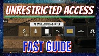 Mw2 Dmz *UNRESTRICTED ACCESS* Fast Guide !! (Redacted Faction Tier 5)