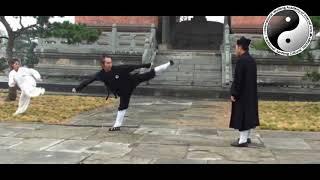 Disciple Hu Wei Zhe Learning Fu Hu Quan from Grandmaster Zhong Yun Long