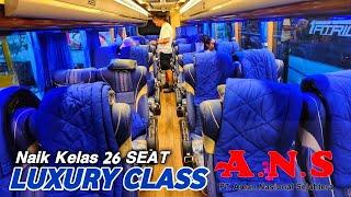 LUXURY  KELAS BARU ANS HAMPIR SEMPURNA KURANG DIKIT || BUS REVIEW ANS LUXURY CLASS MORODADI PRIMA