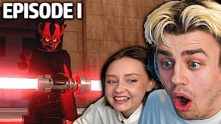 Papaplatte und Masha spielen LEGO STAR WARS: DIE SKYWALKER SAGA - Episode 1 - Die dunkle Bedrohung