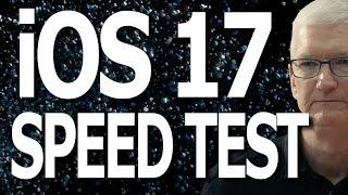 iOS 17 Final Release Speed Test