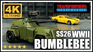Hasbro Transformers SS26 Studio Series WWII Bumblebee review