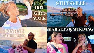 weekend in my life living in MIAMI VLOG (hot girl walks, boating to stiltsville, markets, & mukbang)