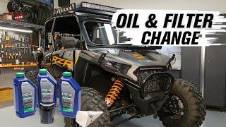 How To Change the Oil on a 24+ Polaris RZR XP/XP 4 1000