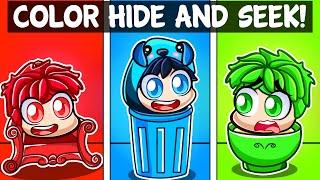 ROBLOX HIDE AND SEEK IN ONE COLOR!