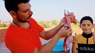 طريقه تشر_يح وتجهيز الأرانب  (حلقه340)Slaughtering and skinning rabbits in an easy and simpl