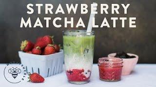 Strawberry Matcha Latte (Asian Tea) - COFFEE BREAK SERIES - Honeysuckle