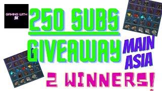 Frostborn 250 Subs Giveaway | Participate to get cool stuff | 2 Winners | Gamingwith3K