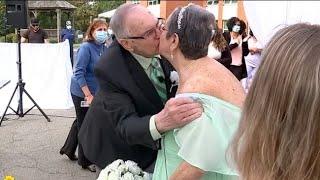 Couple who met at NJ nursing home get married after COVID delay