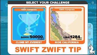 Swift Zwift Tip: Long Term Challenges on Zwift