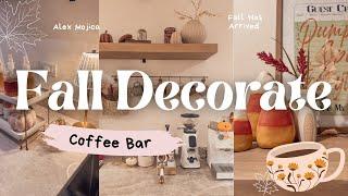 Get Cozy With Me As I Decorate For Fall 2024 | Transforming My Coffee Bar For Autumn