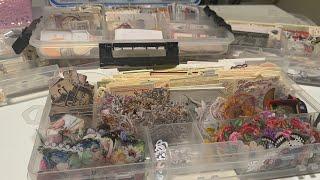 Let’s organize Tim holtz ephemera, clear stickers, etc!