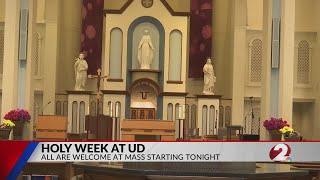 'All are welcome': Holy Week masses held at University of Dayton