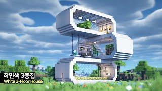 ️ Minecraft Tutorial ::  3-Floor White Container House ️