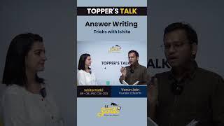 Ishita Rathi - AIR 08 |Secret of Answer Writing in UPSC Mains ?