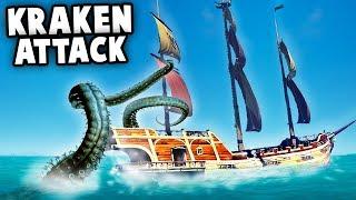 KRAKEN Attack!?  Epic Storms (Sea of Thieves Multiplayer Gameplay)