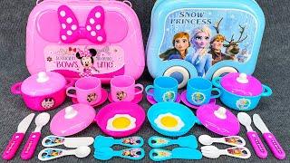 122 Minutes Satisfying with Unboxing Princess Elsa Kitchen Playset，Disney Toys Collection | ASMR