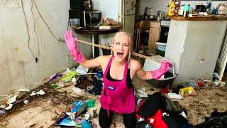 Renovación en Miami| Limpieza de una casa gratis para una madre soltera y toda su familia ️
