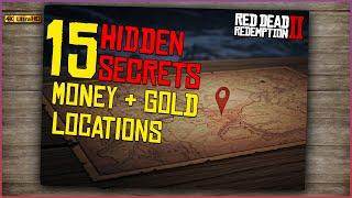 15 Hidden Secrets Gold & Money Locations  - Red Dead Redemption 2 | RDR2